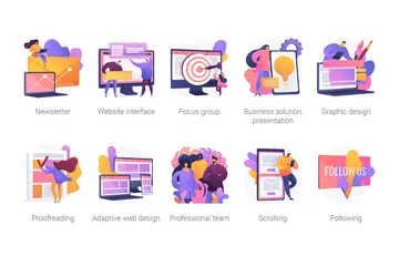 Interface utilisateur Pack d'Illustrations