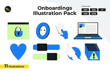 UI Interaction And Technology Security Illustration Pack