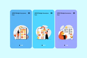 UI/UX-Design Illustrationspack