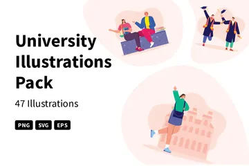 Université Pack d'Illustrations