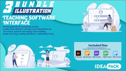 Unterrichtssoftware Illustration Pack