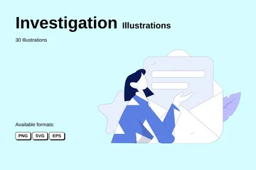 Untersuchung Illustrationspack