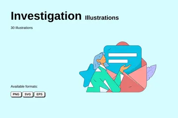 Untersuchung Illustrationspack