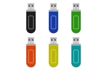 Usb Drive Illustration Pack