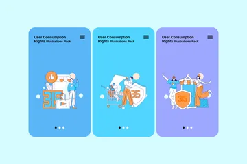 User Consumption Rights Illustration Pack