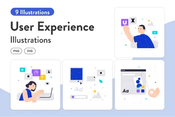 User Experience Illustration Pack