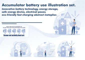 Utilisation de la batterie de l'accumulateur Pack d'Illustrations