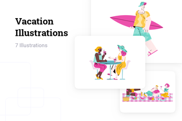 Vacation Illustration Pack