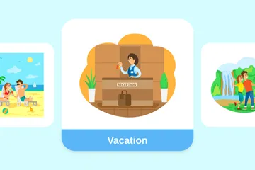 Vacation Illustration Pack