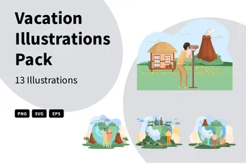 Vacation Illustration Pack