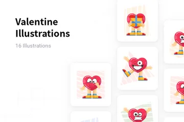 Free Valentine Illustration Pack
