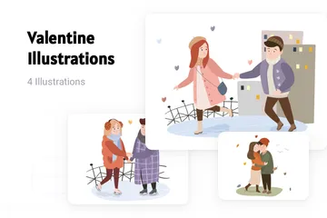 Valentine Illustration Pack