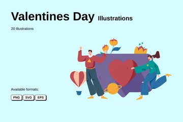 Valentines Day Illustration Pack