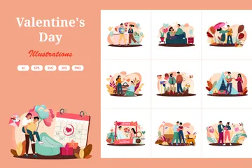 Valentine's Day Illustration Pack