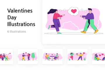 Valentines Day Illustration Pack