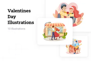 Valentines Day Illustration Pack