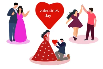 Valentine's Day Illustration Pack