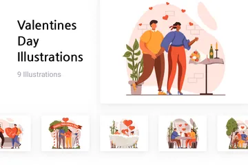 Valentines Day Illustration Pack