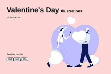 Valentine's Day Illustration Pack