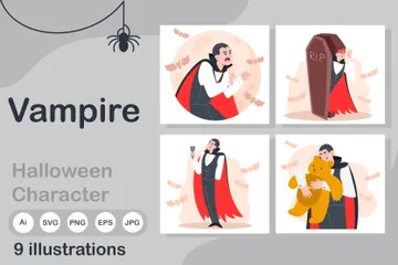 Vampire Illustration Pack