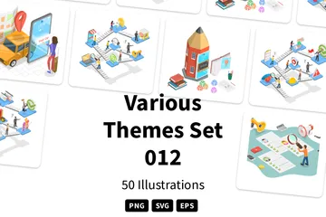 Various Themes Illustration Pack