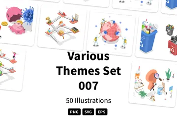 Various Themes Illustration Pack