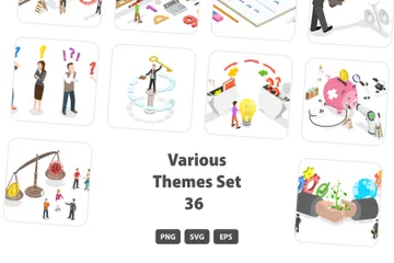Various Themes Set 036 Illustration Pack
