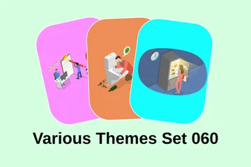 Various Themes Set 060 Illustration Pack