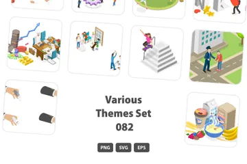 Various Themes Set 082 Illustration Pack