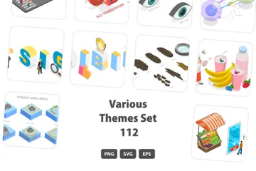 Various Themes Set 112 Illustration Pack