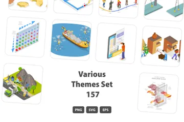 Various Themes Set 157 Illustration Pack