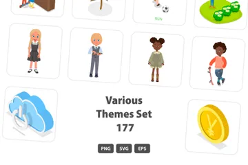 Various Themes Set 177 Illustration Pack