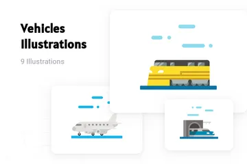 Vehicles Illustration Pack