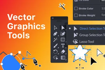 Vektorgrafik-Tools Illustrationspack