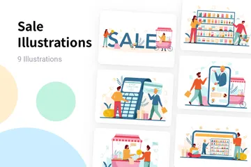 Vente Pack d'Illustrations