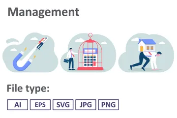 Management Illustrationspack