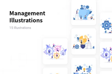 Management Illustrationspack
