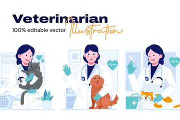 Veterinarian Illustration Pack