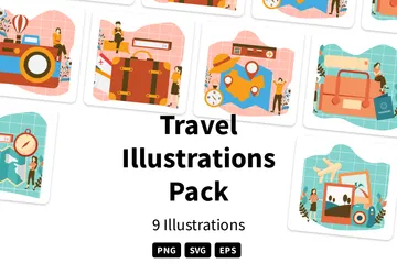 Viagem Illustration Pack