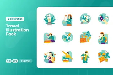 Viaggio Illustration Pack