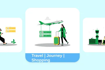 Viaggio | Viaggio | Shopping Illustration Pack