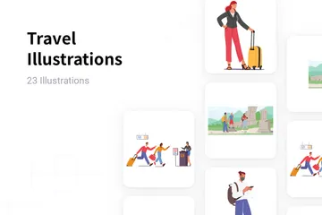 Viajar Illustration Pack