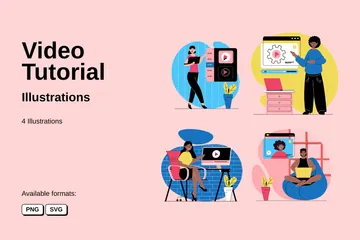 Videotutorial Illustration Pack