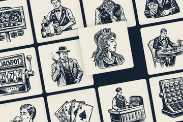 Vintage Casino Illustration Pack