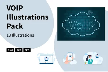 VOIP Illustration Pack