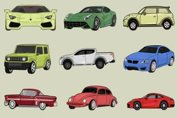 Voiture Pack d'Illustrations