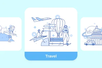 Voyage Pack d'Illustrations