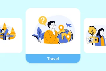 Voyage Pack d'Illustrations