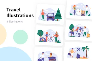 Voyage Pack d'Illustrations