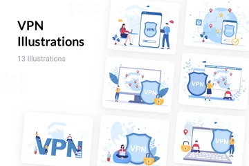 VPN Illustration Pack